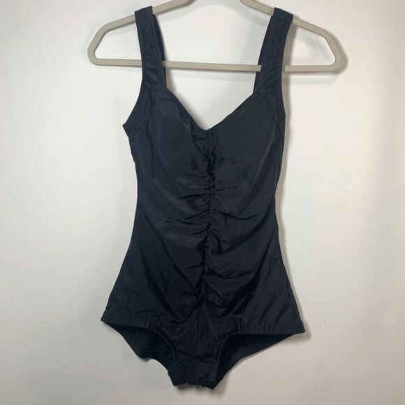 Rose Marie Reid Other - Rose Marie Reid Black Tummy Control One Piece Swim Suit Size Small